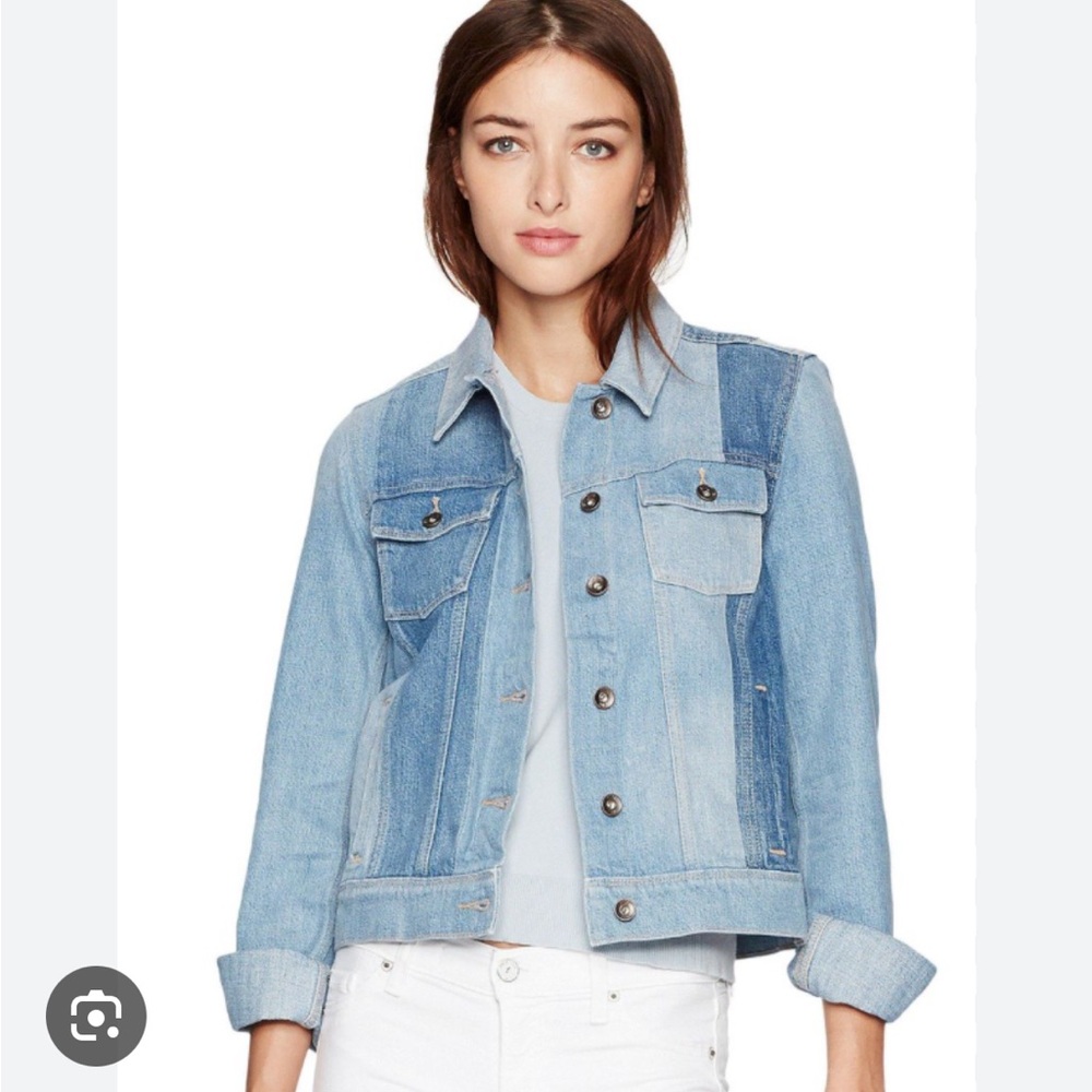 PAIGE Rowan Jacket Riverly Wash Paneled Jacket XS